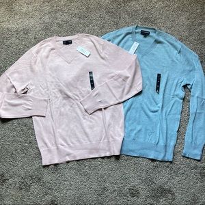 Banana republic pullover sweaters medium bundle pink and teal brand new tags
